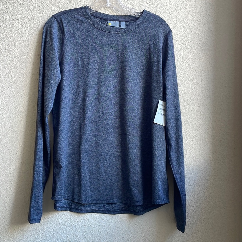 Zella Long Sleeve Athletic Shirt Large, NWT